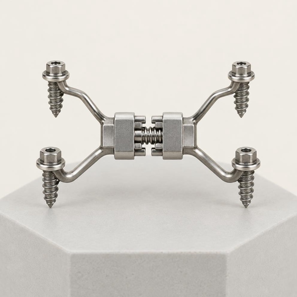 Miniscrew RPE — Planet Ortho International Miniscrew RPE with four support ports